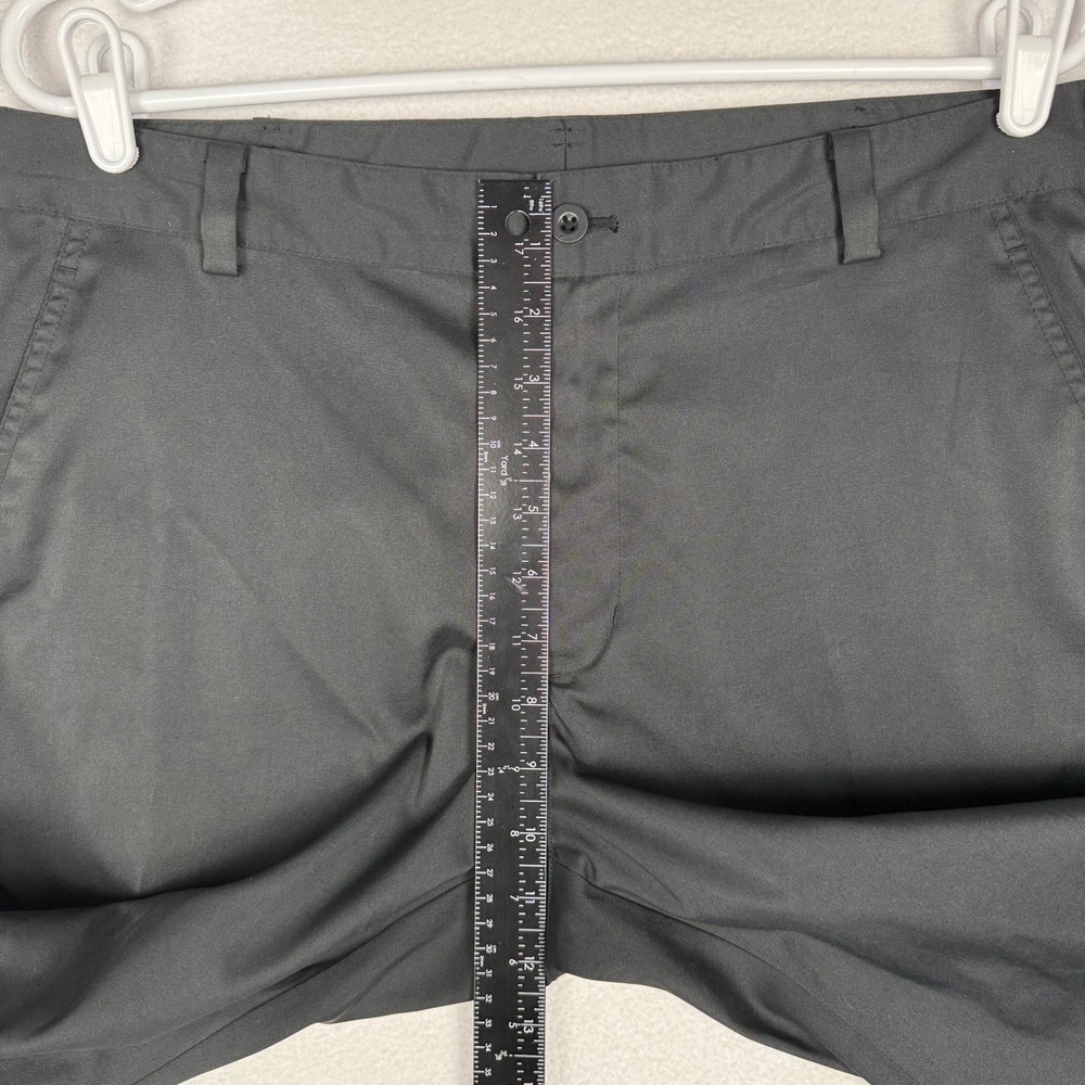 Nike Golf Dri-FIT Flat Front Pants Mens 34x32 Black Chino 597323-012 - Picture 6 of 10
